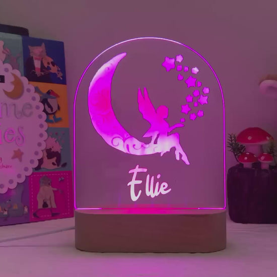 Fairy night light video - 7 changing colours 